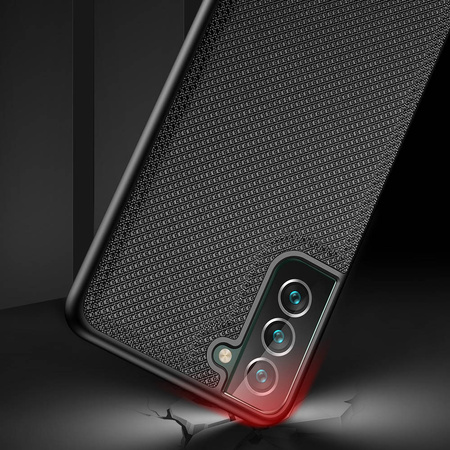 Dux Ducis Fino case covered with nylon material for Samsung Galaxy S22+ (S22 Plus) green
