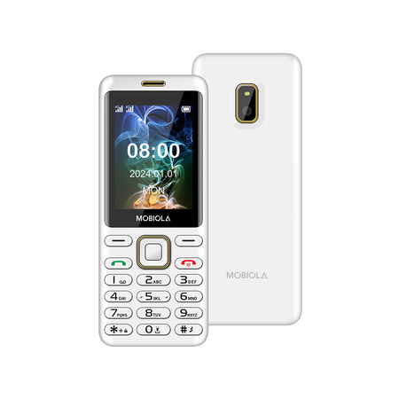 TELEFON GSM MOBIOLA DLA SENIORA MB2400 2G BIAŁY