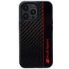 Audi Carbon Fiber Stripe iPhone 13 Pro / 13 6,1" schwarz/schwarz Hardcase AUS-TPUPCIP13P-R8/D1-BK