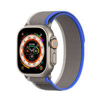 Sportarmband mit Klettverschluss für Apple Watch Ultra/8/7/6/SE/5/4/3/2/1 (42, 44, 45, 49 mm) Dux Ducis Armband YJ-Version – Blaugrau