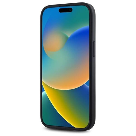 Oryginalne Etui IPHONE 15 DKNY Hardcase Plain Logo MagSafe (DKHMP15SPSCMCLK) czarne