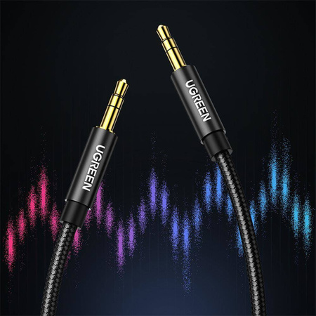 Ugreen Audiokabel 2 x Miniklinke 3,5 mm 2 m schwarz (50363 AV112)