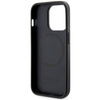 Guess GUHMP14XP4RPSK iPhone 14 Pro Max 6,7&quot; schwarz/schwarzes Hardcase 4G bedruckte Streifen MagSafe