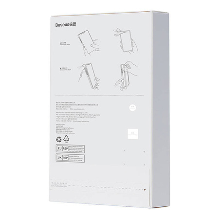 Etui IPHONE 14 PLUS Baseus Crystal Series + Szkło Hartowane transparentne