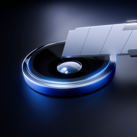 Apple iPhone 15 Pro Max - HARDY Lens Protection Pro Blue