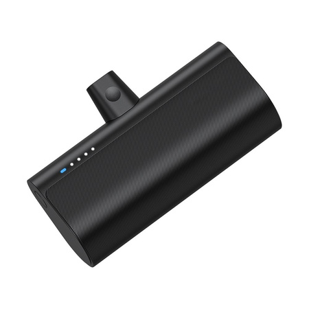 BLUE STAR powerbank 5000 mAh z wbudowanym złączem Lightning 2,1A W0556P czarny