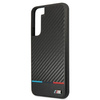 Etui hardcase BMW BMHCS22MPUCARTCBK S22+ S906  black/czarny M Collection Triangles
