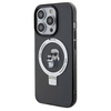 Original Case IPHONE 14 PRO Karl Lagerfeld Hardcase Ring Stand Karl&Choupettte MagSafe (KLHMP14LHMRSKCK) black