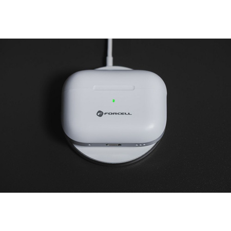 FORCELL F-AUDIO słuchawki bezprzewodowe / bluetooth stereo TWS Master PRO białe