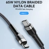 Wozinsky WNBCC1 USB-C / USB-C PD 65W Kabel 1 m - Schwarz