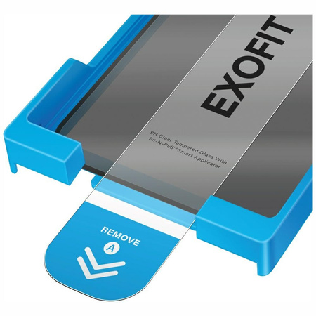 Szkło hartowane UNIQ Optix Exofit        Privacy do iPhone 17 Pro Max prywatyzujące z aplikatorem