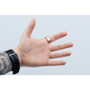 Smart Ring R11M- inteligentny pierścień ze stali ze stacją ładującą rozmiar 7 (17,3mm) złoty