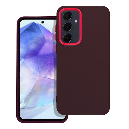 Futerał FRAME do SAMSUNG A55 5G fioletowy
