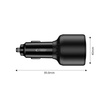 TECH-PROTECT CC04 3-PORT CAR CHARGER PD130W BLACK