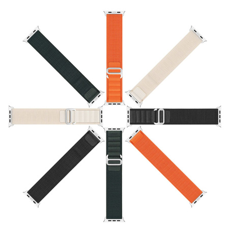 Sport Buckle Strap for Apple Watch Ultra/8/7/6/SE/5/4/3/2/1 (42, 44, 45, 49mm) Dux Ducis Strap GS Version - White