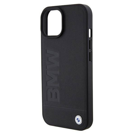 Etui BMW Signature Logo Imprint MagSafe do iPhone 15 - czarne