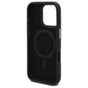 Original Case IPHONE 16 PRO Guess Hardcase 4G Logo Plate MagSafe (GUHMP16LU4GPRK) black