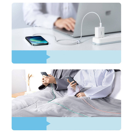 Baseus Dynamic kabel USB Typ C - Lightning Power Delivery 20W 2m  niebieski (CALD000103)