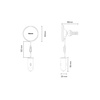 Baseus CW01 MagSafe 15W USB 25W inductive car charger - black