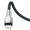 Baseus Cafule Series Metal Data Cable Type-C to iP PD 20W 2m Green