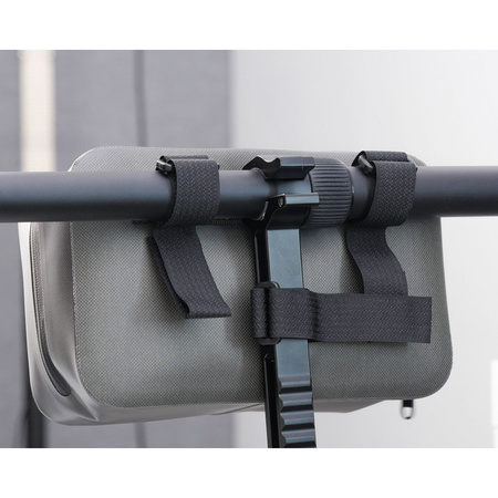 Torba na rower / hulajnogę na kierownicę wodoodporna z zamkiem FSBFB-674 niebieska