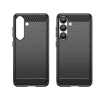 Etui silikonowe Carbon Case na iPhone 16e - czarne