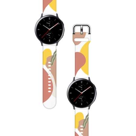 Pasek Strap Moro do Samsung Galaxy Watch 45 / 46 / 47 mm silikonowa bransoletka opaska do zegarka - wzór 7