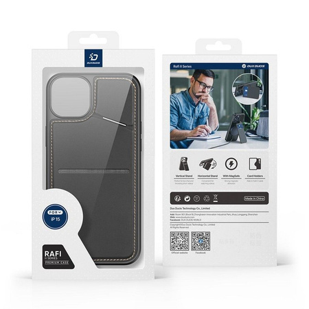 DUX DUCIS Rafi II Mag - etui back cover z podstawką kompatybilne z MagSafe do iPhone 15 Plus