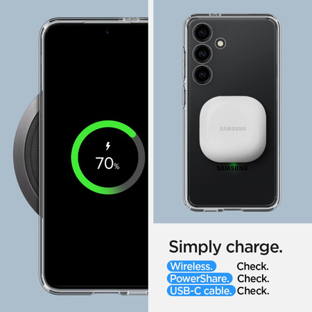 Etui Spigen Ultra Hybrid na Samsung Galaxy S24 - czarny mat