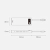 Baseus Metal Gleam 11w1 wielofunkcyjny HUB USB Typ C - 3x USB 3.2 Gen 1 5Gbps / USB Typ C PD 100W / 3,5 mm mini jack AUX / VGA Full HD 60Hz / 2x HDMI 4K 30Hz / czytnik kart TF i SD / RJ45 1Gbps szary (CAHUB-CT0G)