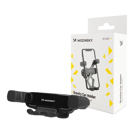 Wozinsky Gravity Autotelefonhalter Schwarz (WCHBK7)