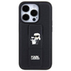 Karl Lagerfeld nakładka do iPhone 13 Pro 6,1&quot; KLHCP13LGSAKCPK HC GRIPSTAND SAFFIANO KC PINS czarna