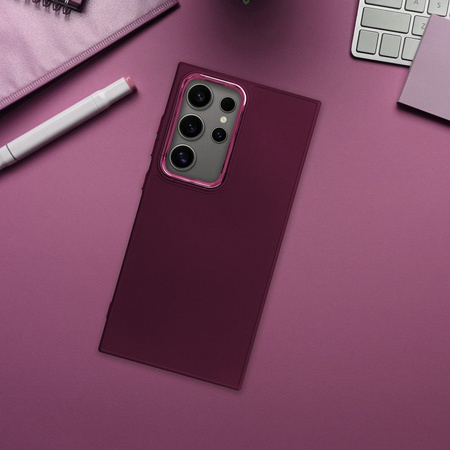 Futerał FRAME do SAMSUNG A55 5G fioletowy