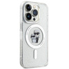 Karl Lagerfeld Karl&amp;Choupette Glitter MagSafe case for iPhone 15 Pro - transparent