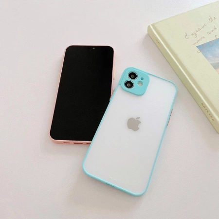 Milky Case Silicone Flexible Translucent Case for Xiaomi Redmi 9T Blue