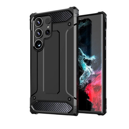 Hybrid Armor Case für Xiaomi Redmi Note 14 5G - Schwarz