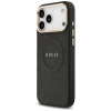 Guess Peony Hot Stamp MagSafe Case for iPhone 17 Pro Max - Black