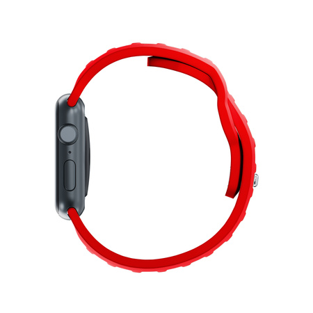 3MK Silicone Watch Strap czerwony/red dla Apple Watch 42/44/45/49mm