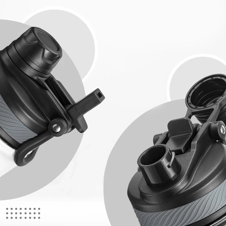 Bidon termiczny Rockbros 35210029002 rowerowy na napoje 650 ml - czarny