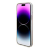 Oryginalne Etui APPLE IPHONE 15 PRO MAX Guess Hardcase IML Iridescent MagSafe (GUHMP15XHITSP) różowe