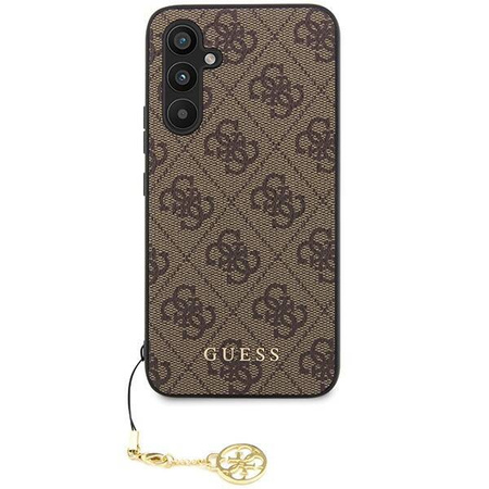 Guess nakładka do Samsung S23 FE GUHCS23FEGF4GBR GUESS HC PU 4G CHARM brązowa