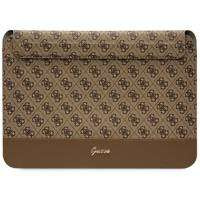 Guess Sleeve GUCS14PS4SGW 14" brązowy/ brown 4G Stripe Metal Logo