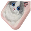 Nimmy etui iPhone 16 Pro Max 6.9          różowy/pink Big Eyed Pet 2.0 Cat