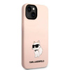 Karl Lagerfeld Silicone NFT Choupette - Etui iPhone 14 Plus (różowy)