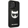 Karl Lagerfeld KLHCP13LCH3DBK 13 Pro / 13 6.1 &quot;black / black hardcase 3D Rubber Choupette