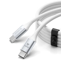 Kabel USB-C na USB-C 1m 5A 100W - biały