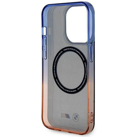 Hülle BMW BMHMP14LHTGE iPhone 14 Pro 6.1" grau/grau Hardcase Gradient Bumper MagSafe