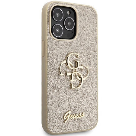 Oryginalne Etui IPHONE 13 PRO MAX Guess Hardcase Glitter Script Big 4G