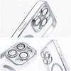 Futerał Electro Mag Cover kompatybilny z MagSafe do IPHONE 15 PRO MAX srebrny