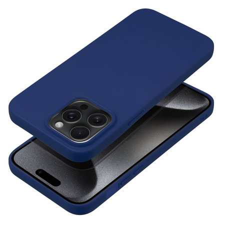 Futerał SOFT do IPHONE 15 PRO MAX ciemny niebieski